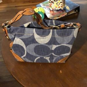 Coach signature purse